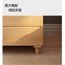 北歐實木橡木系列(床頭置物架小戶型書架床頭櫃 (IS7880)