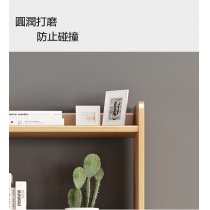 北歐實木橡木系列(床頭置物架小戶型書架床頭櫃 (IS7880)