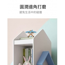 日式橡木學校傢俬兒童風格旋轉置物架 (IS7905)