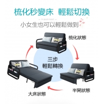 梳化床可折疊多功能小戶型客廳拆洗兩用儲物梳化100cm/120cm/150cm/180cm（IS7921）