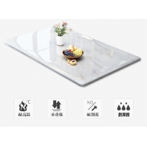 現代簡約大理石餐桌椅組合長方形飯桌家用實木餐枱 1.3/1.4/1.5m (IS7923)