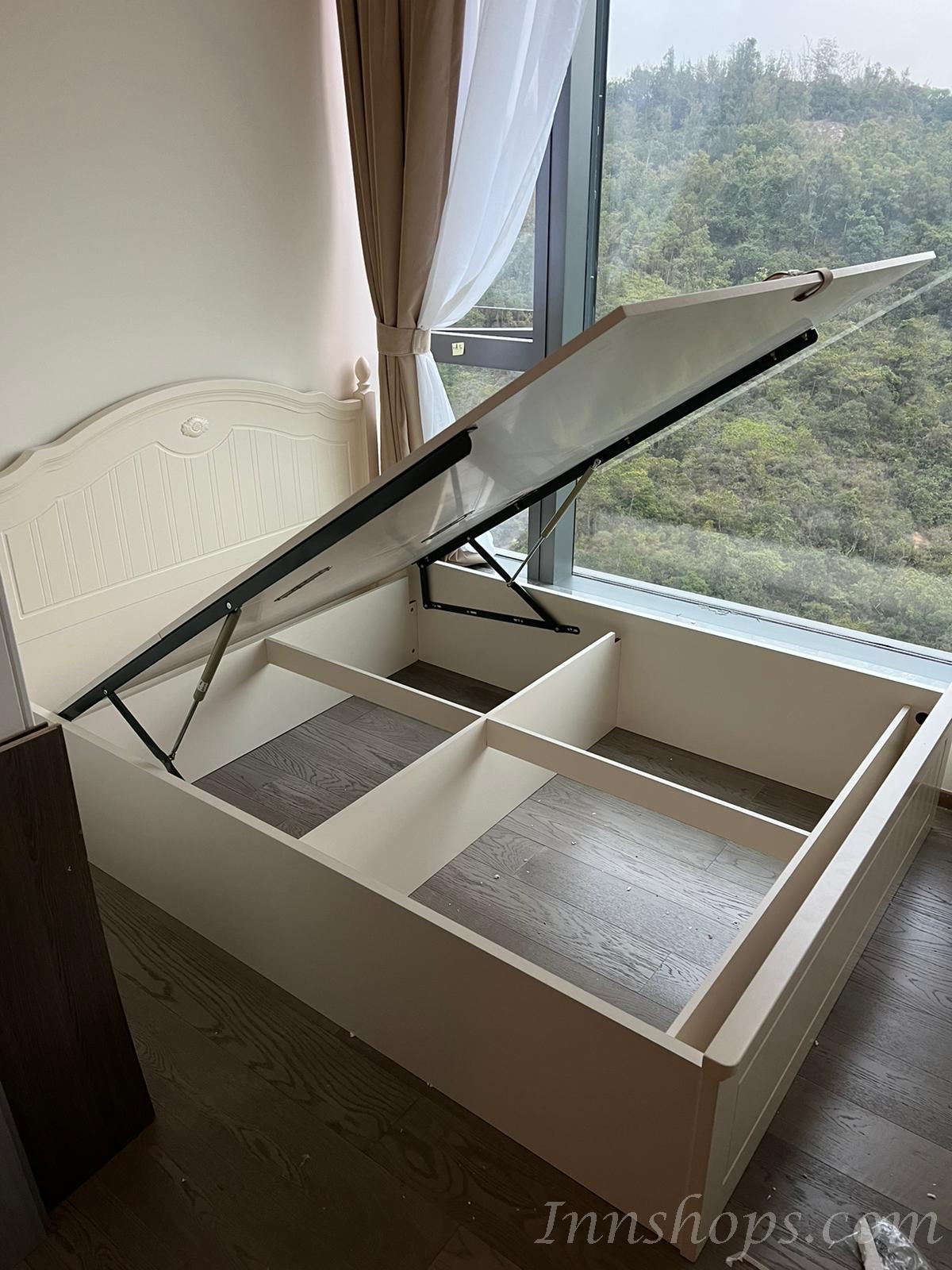 歐陸華麗 4呎/4呎半/5呎/6呎 公主床 油壓床(不包床褥)(IS3041)