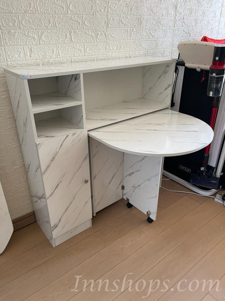 時尚系列 伸縮餐桌*120/140cm (IS6075)