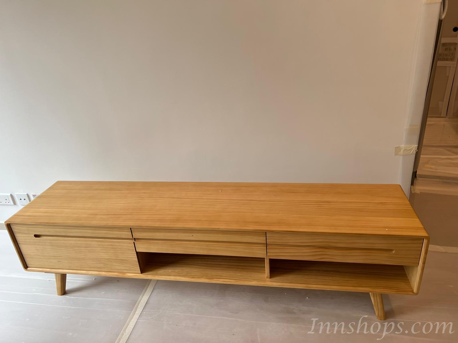 芬蘭松木系列 實木電視櫃 150cm/180cm/200cm  (IS6600)