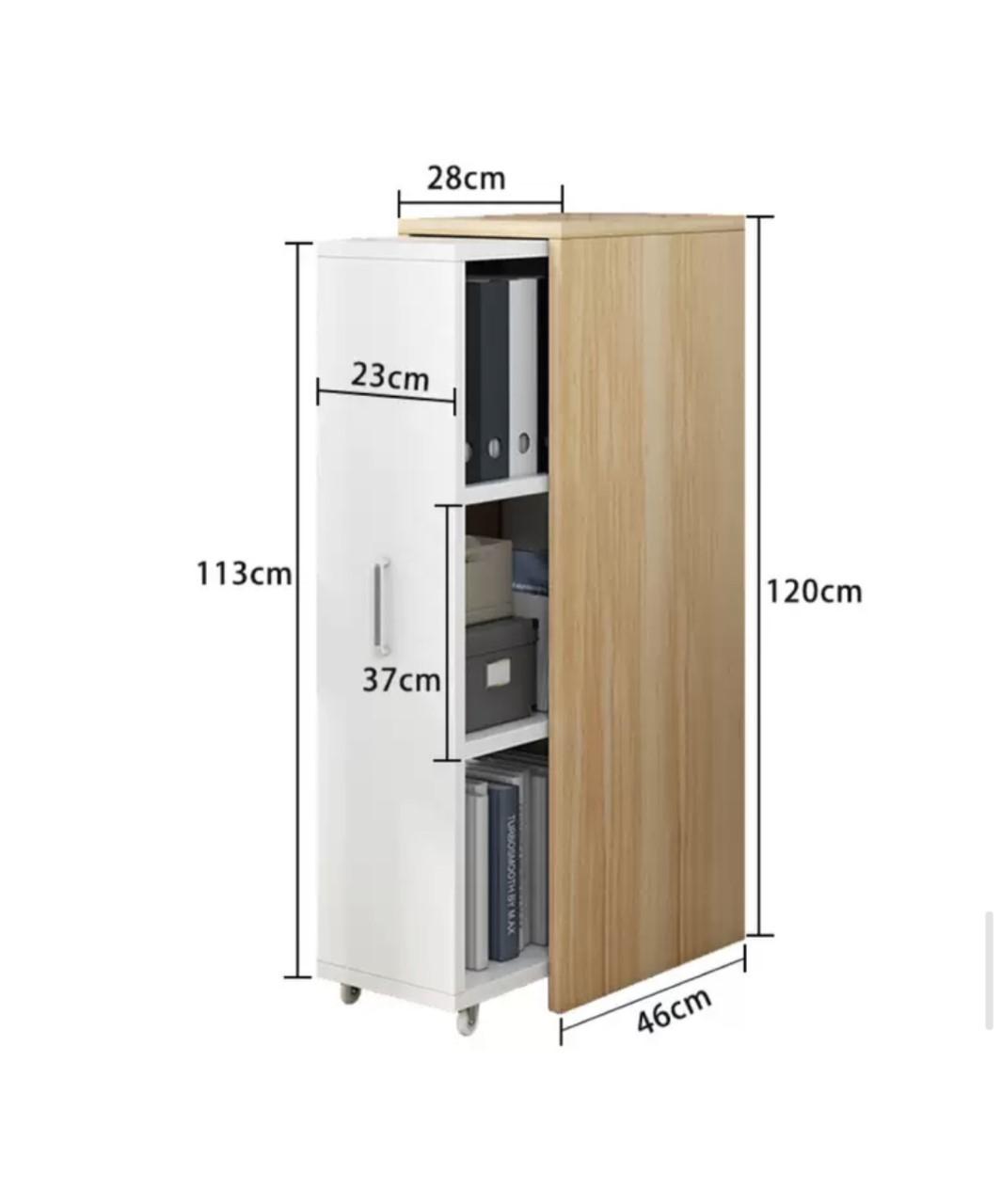 北歐簡約推拉書櫃 60cm/90cm/120cm(IS7955)