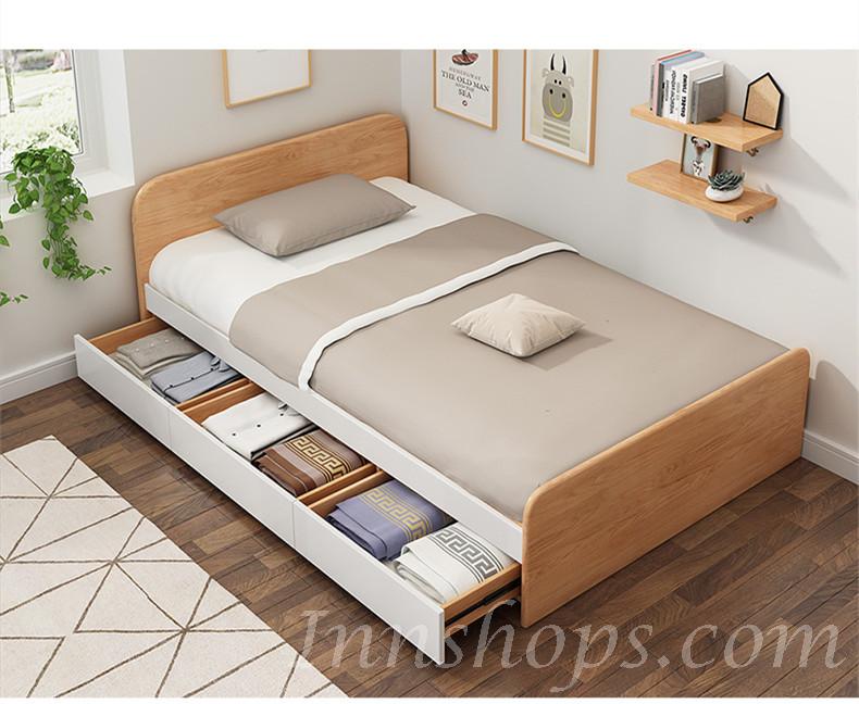 北歐格調系列 單人床/雙人床 小朋友床 100cm/120cm/150cm(不包床褥)（IS7970）