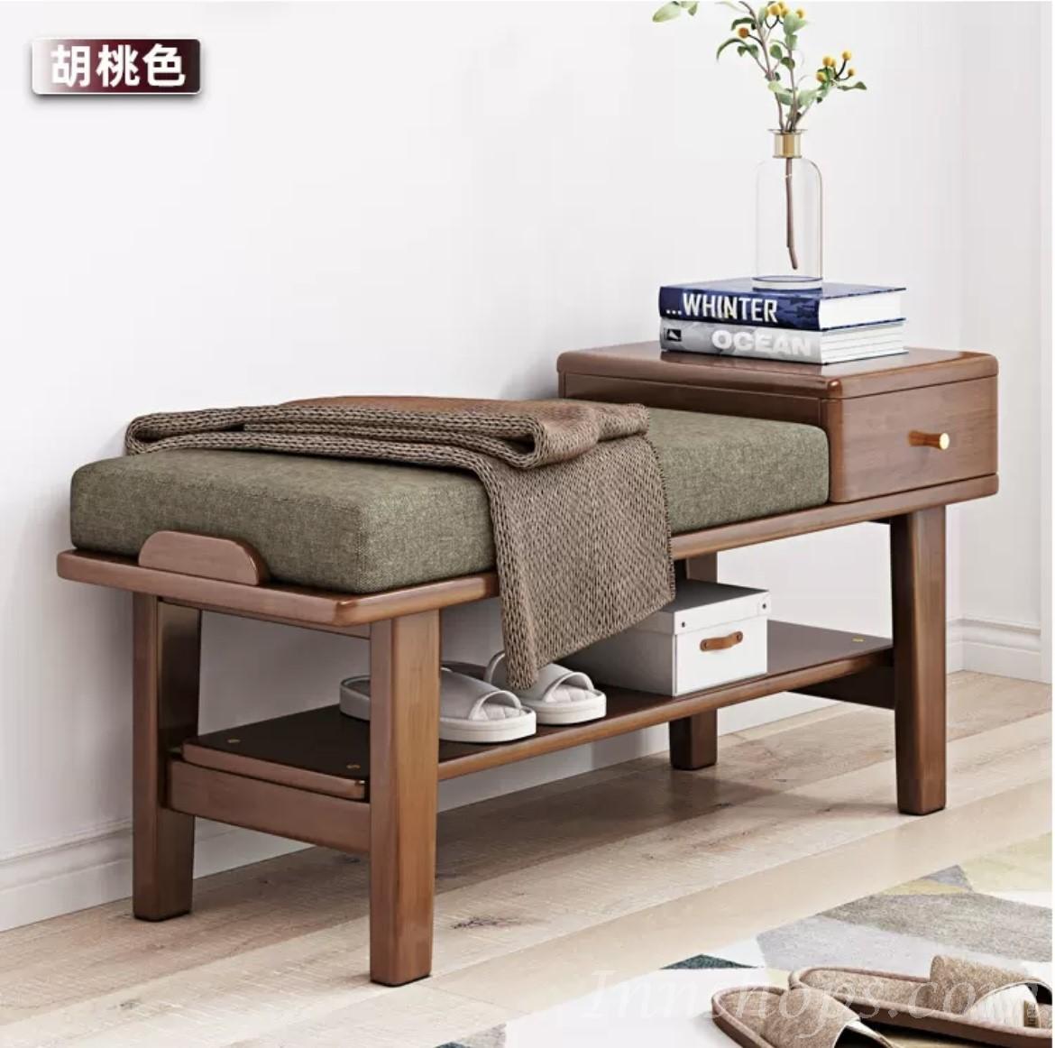 日式橡木系列 簡約換鞋凳 100cm（IS7993）