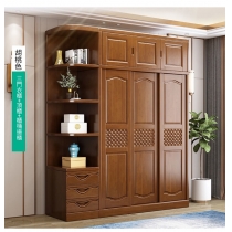 中式實木糸列實木趟門衣櫃 衣櫃頂櫃邊櫃組合 120/153/180cm (IS1066)