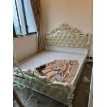 維多利亞 實木公主床*6呎 (不包床褥)(IS4442)