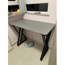 意式氣派系列岩板電腦書枱 100/120/130/140/160/180cm (IS7605)
