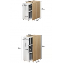 北歐簡約推拉書櫃 60cm/90cm/120cm(IS7955)