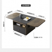 簡約現代客廳 經濟型 兩用創意多功能 可移動家具 小戶型 摺疊茶几餐桌60cm (IS7966)