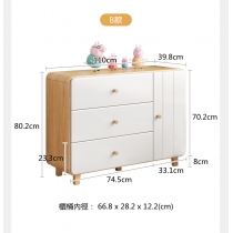 兒童皇國 收納衣櫃組合家具 環保童趣收納儲物櫃 70cm/110cm (IS7975)