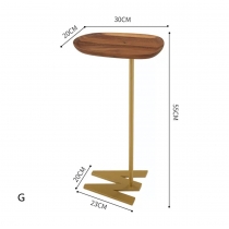 北歐格調系列 簡約字母小茶几 55cm/57cm（IS7979）