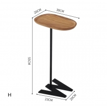 北歐格調系列 簡約字母小茶几 55cm/57cm（IS7979）