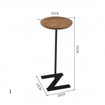 北歐格調系列 簡約字母小茶几 55cm/57cm（IS7979）