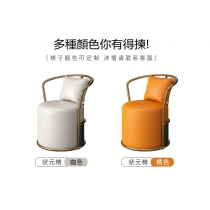 輕奢展廳新式洽談桌椅組合咖啡廳休閑商務接待會客圓桌60cm/70cm/80cm（IS7980）