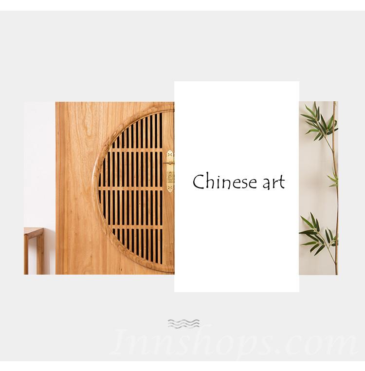 中式老榆木衣櫃 實木家具100cm  (IS0159)