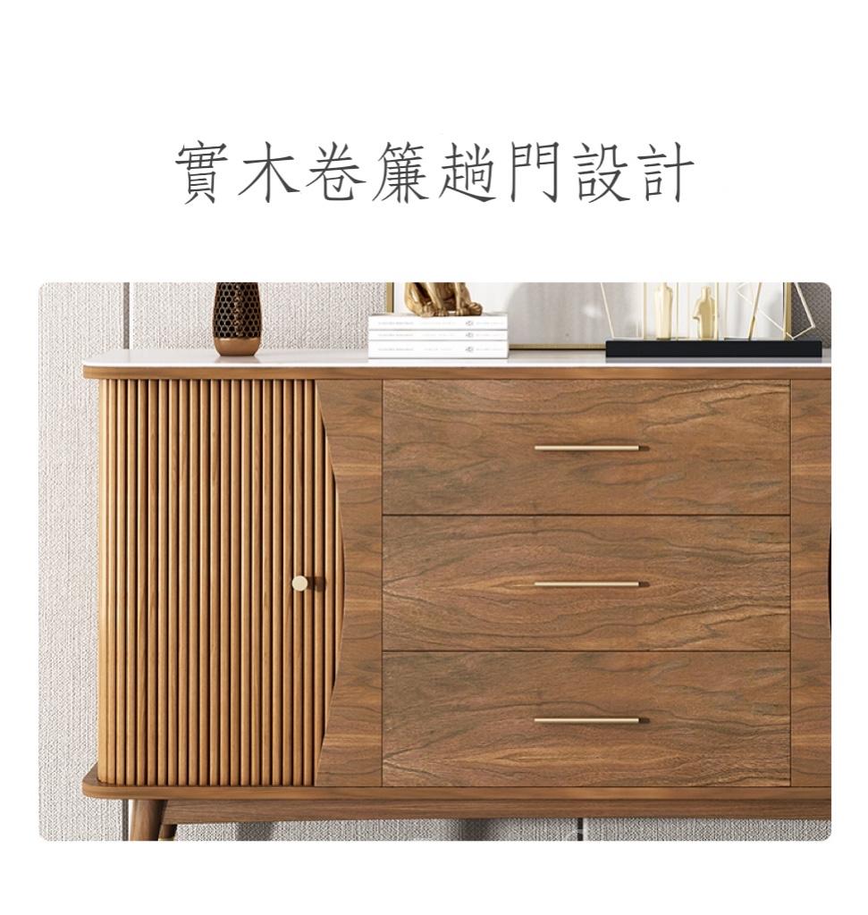 Chinese style 新中式 餐邊櫃 酒櫃 客廳輕奢儲物櫃 100cm / 120cm / 140cm / 160cm / 180cm (IS0014)