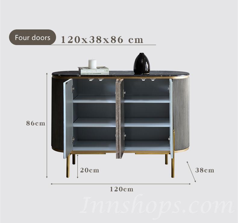 Italian style 餐邊櫃 玄關櫃進門入戶客廳大理石隔斷櫃 100cm/120cm/150cm(IS0022)