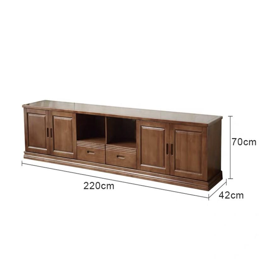 中式實木糸列 電視櫃加高客廳地櫃  160cm / 180cm / 200cm / 220cm(IS4915)