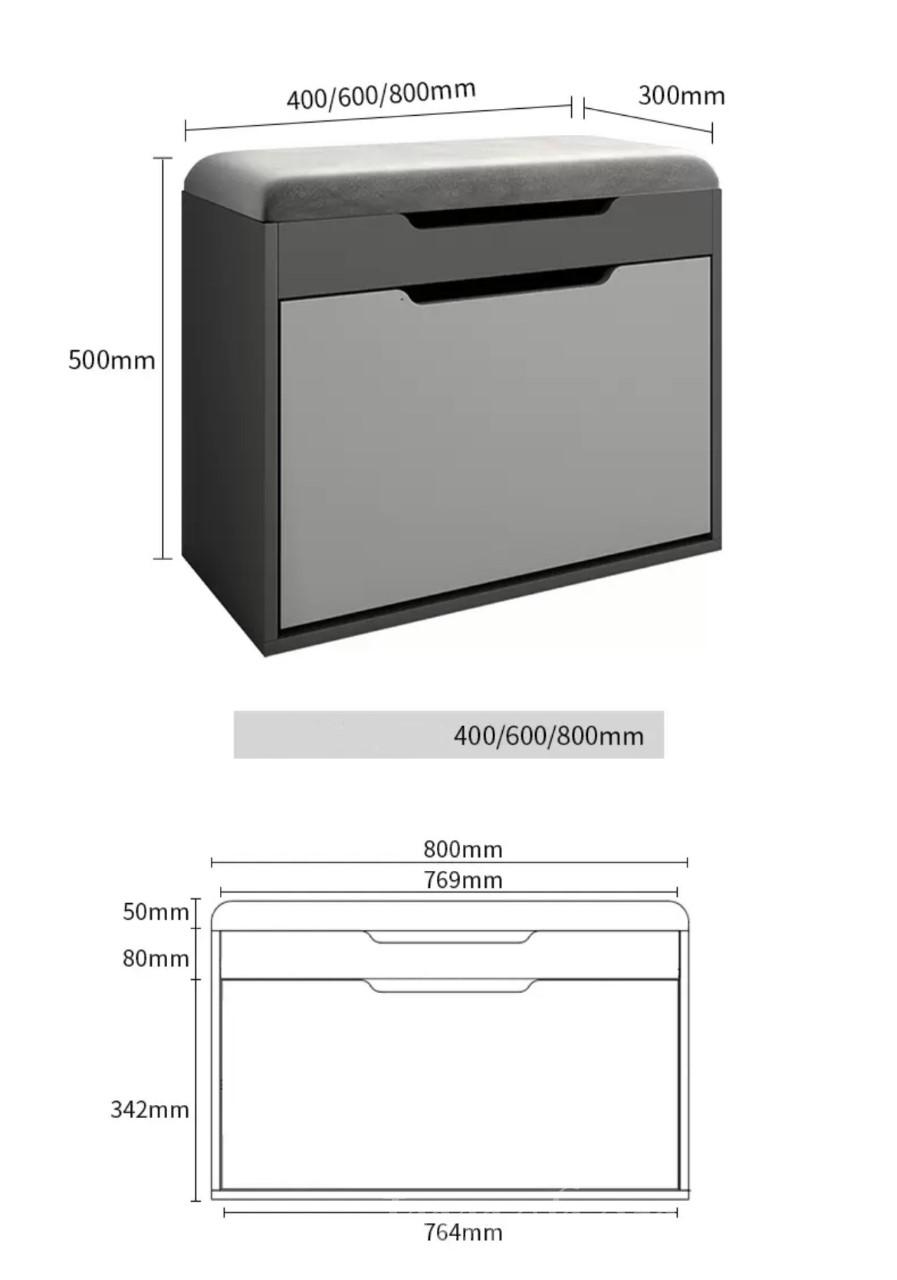 北歐系列儲物換鞋凳*40cm/60cm/80cm (IS7998)