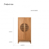 中式老榆木衣櫃 實木家具100cm  (IS0159)