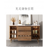 Chinese style 新中式 餐邊櫃 酒櫃 客廳輕奢儲物櫃 100cm / 120cm / 140cm / 160cm / 180cm (IS0014)