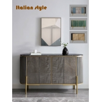 Italian style 餐邊櫃 玄關櫃進門入戶客廳大理石隔斷櫃 100cm/120cm/150cm(IS0022)