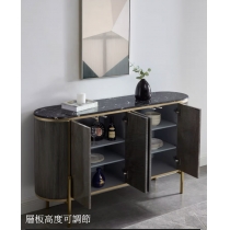 Italian style 餐邊櫃 玄關櫃進門入戶客廳大理石隔斷櫃 100cm/120cm/150cm(IS0022)