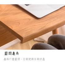  北歐實木櫻桃木小戶型多功能梳妝台 可做黑胡桃木)(IS0294)