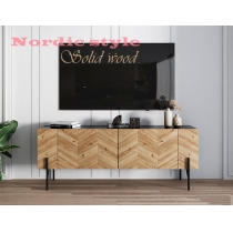 北歐創意藝術電視櫃 實木餐邊櫃茶几組合(IS0325)