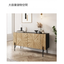 Nordic style 北歐創意藝術實木餐邊櫃  儲物櫃150cm (IS0360)