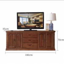 中式實木糸列 電視櫃加高客廳地櫃  160cm / 180cm / 200cm / 220cm(IS4915)