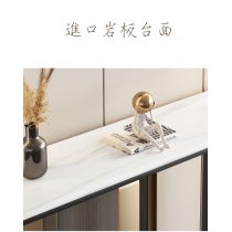 Italian style  輕奢風岩板進門玄關櫃 門廳隔斷入戶玄關枱 100cm/120cm/140cm (IS0038)