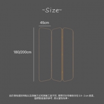 輕奢藝術屏風 鋁合金邊框 隔斷家用客廳折疊移動遮擋屏風 135cm (IS0392)