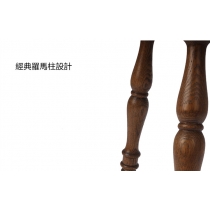 Craft culture 美式復古藝術flower茶几 橡木角几60cm (IS0456)