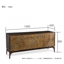 Neoclassical 新古典玄關櫃 實木餐邊櫃鞋櫃 裝飾櫃門廳櫃 電視櫃160cm  (IS0060)