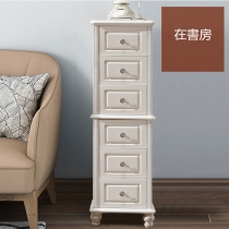 田園象牙白實木窄小收納櫃 抽屜櫃  15cm / 20cm / 25cm / 30cm / 35cm / 40cm / 45cm / 50cm (IS8026)