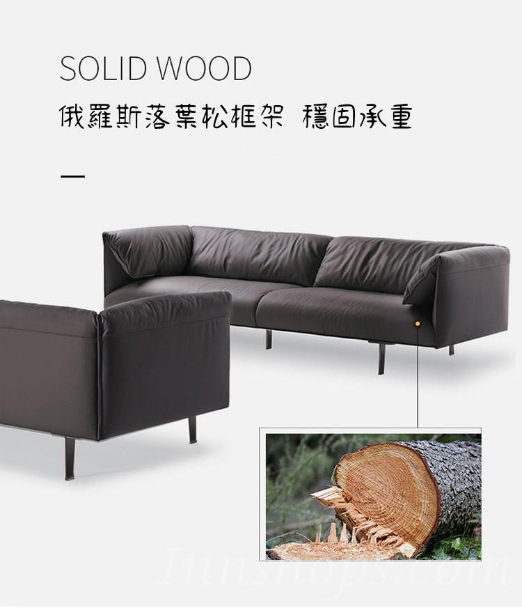 北歐原創設計現代簡約真皮頭梳化 120cm/180cm/220cm/280cm(IS0441)