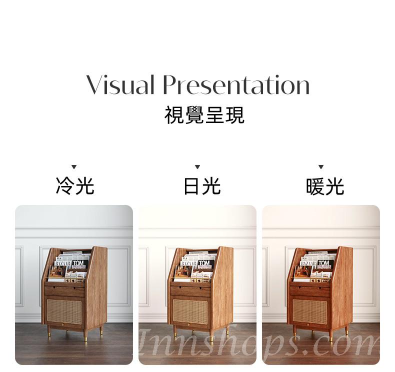 北歐實木小書櫃書架儲物收納櫃 家用陳列架櫃(IS0477)