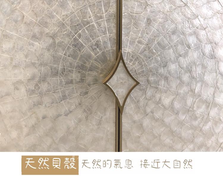 Austria style 輕奢貝殼門廳玄關櫃 鞋櫃儲物櫃 餐邊櫃裝飾櫃 80cm/100cm/120cm/140cm/160cm/180cm/200cm/220cm(IS0052)