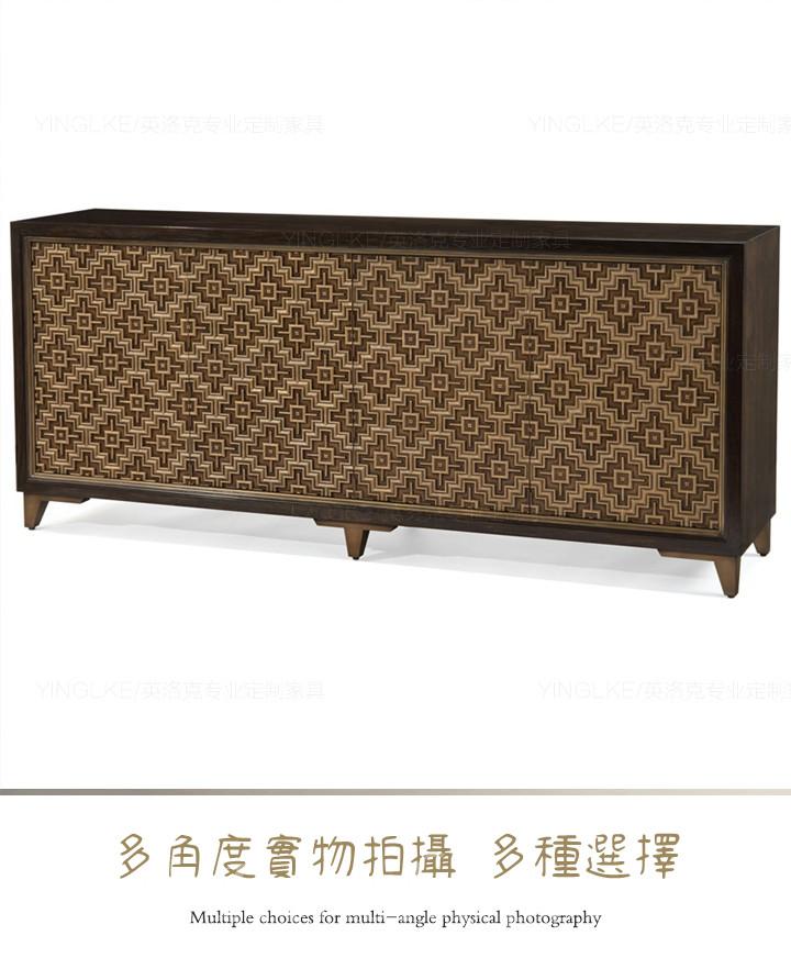 Neoclassical 新古典 電視櫃 玄關櫃 實木餐邊櫃門廳櫃 80cm/120cm/140cm/160cm/180cm/200cm(IS0063)