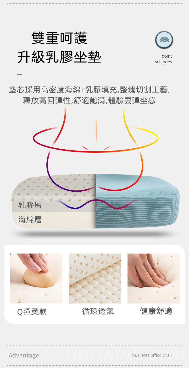 學校家具人體工學辦公椅 電腦椅 家用學生學習轉椅 宿舍靠背舒適久坐書桌椅子(IS8036)