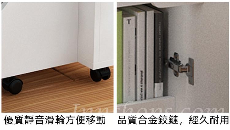 兒童皇國 創意兒童旋轉折疊桌 書架書櫃組合一體小戶型電腦台 書櫃（IS8062)
