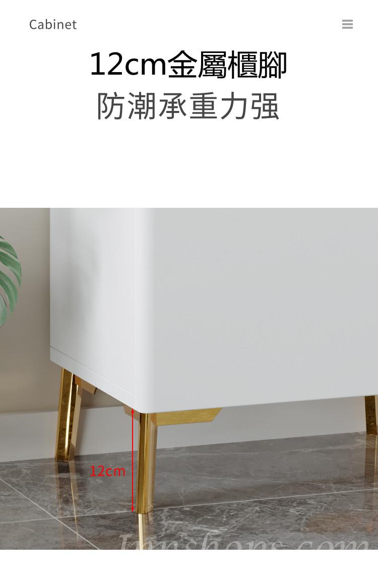 時尚系列 窄款小戶型迷你小鞋櫃 收納單門櫃*102cm (IS8085)