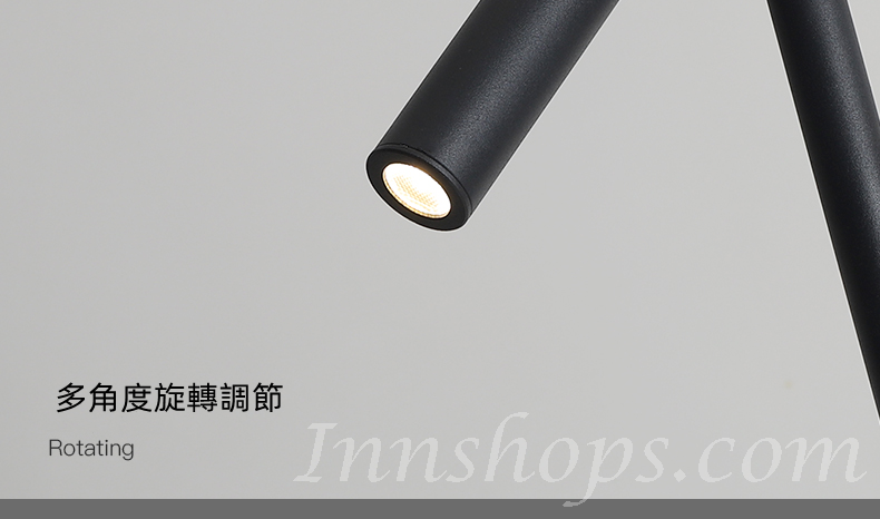 創意落地燈led現代簡約個性衣帽架客廳燈主臥室燈衣帽間燈具燈飾(IS8100)