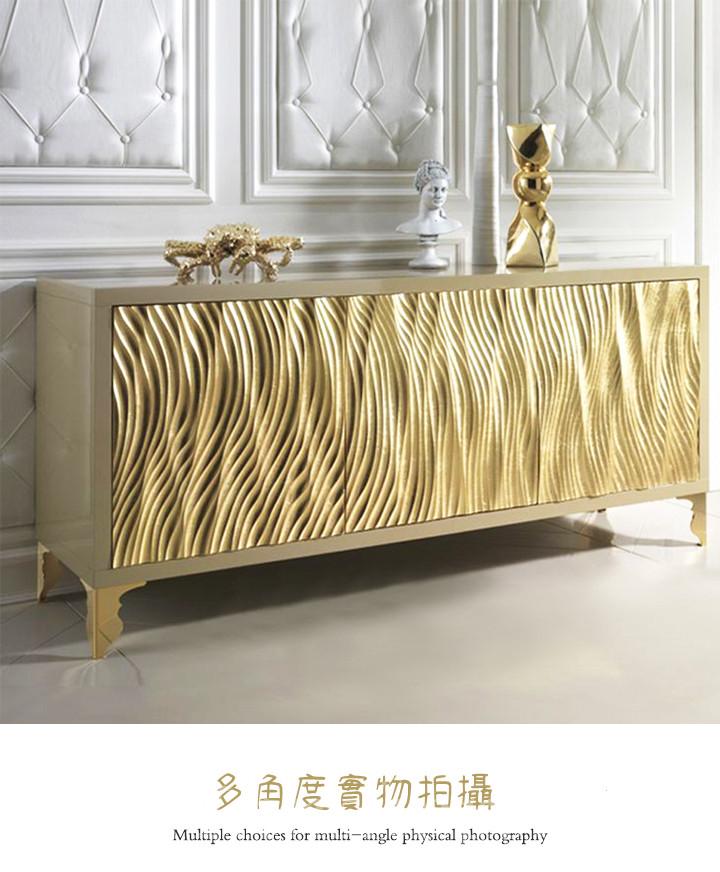 Neoclassical 新古典實木客廳電視櫃 後現代裝飾玄關櫃 實木餐邊櫃80cm/90cm/120cm/140cm/160cm/180cm/200cm (IS0068)