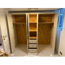 法式貴族實木系列 5門衣櫃 182cm/222cm (IS5064)