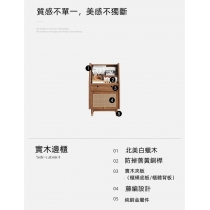 北歐實木小書櫃書架儲物收納櫃 家用陳列架櫃(IS0477)
